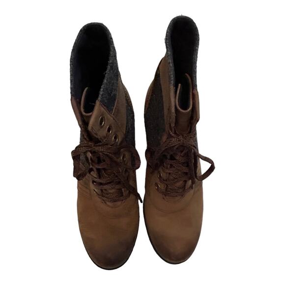 Sorel Lexie Wedge Boots Tobacco Brown Winter Waterproof Size 11 - Picture 11 of 12